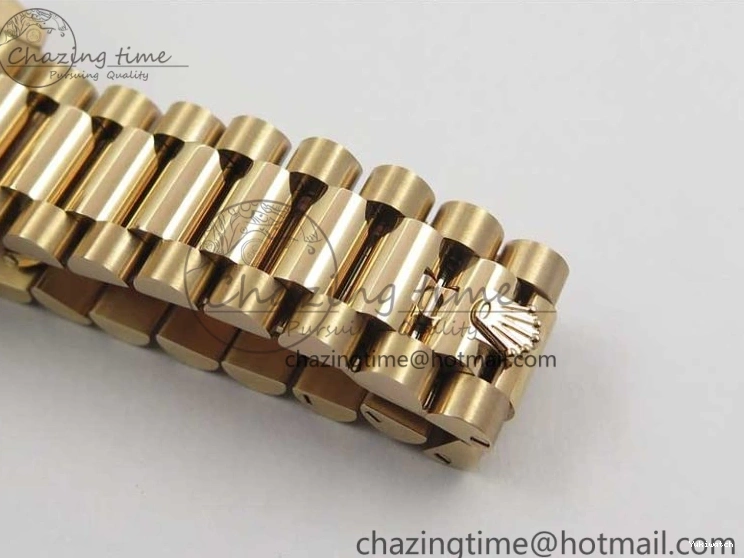 Day-Date Dial President RG on 128239 MOP Best Bp Edition Maker White Crystral Markers 36 Bracelet RG 0715